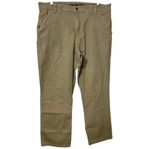 Duluth Trading Co Flex Fire Hose Tan Work Pants Men's‎ Size  42 x 32